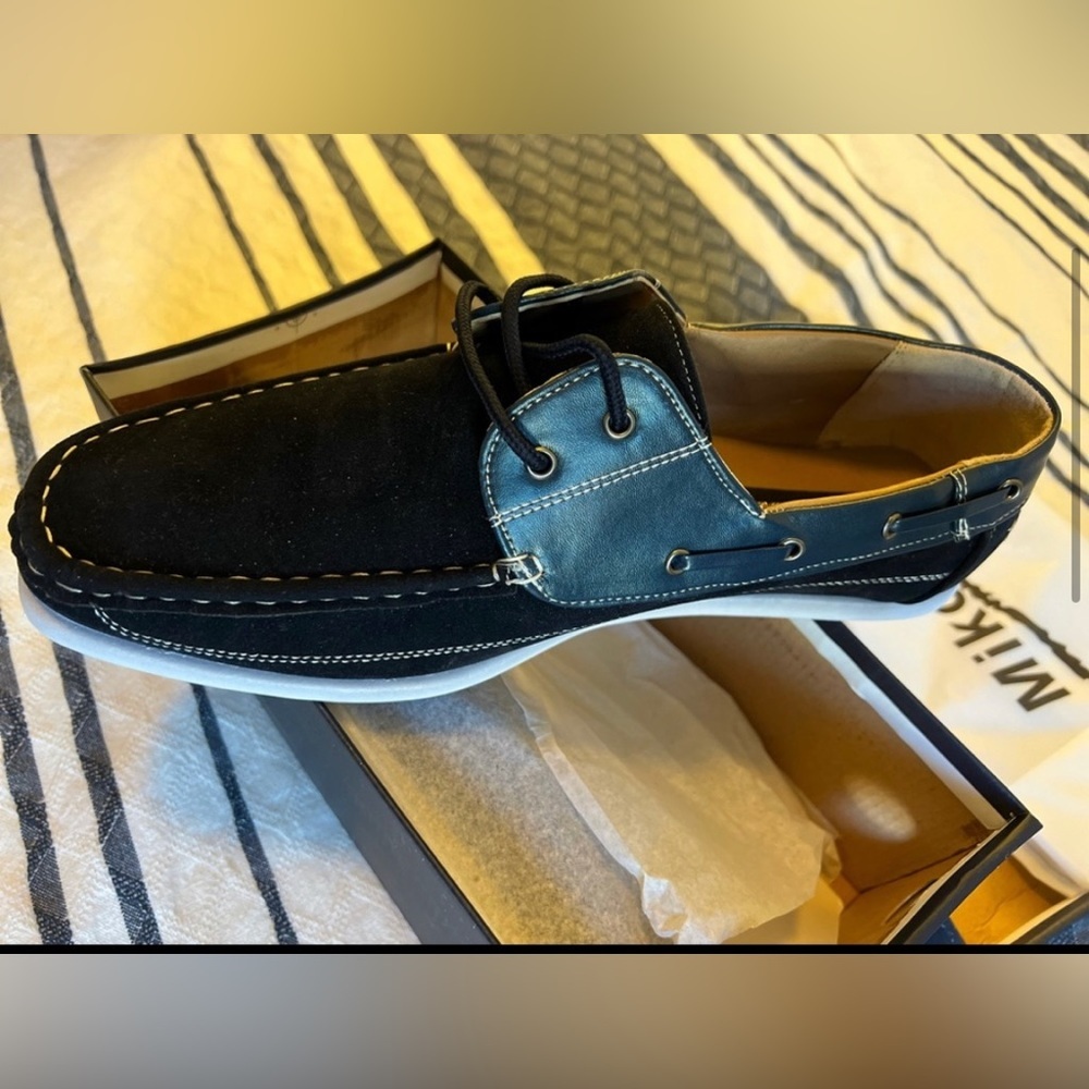 BRAND NEW Men’s blue casual loafers - Picture 4 of 7